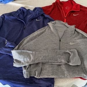 Nike, Dri-Fit, thermal 1/2 zip, set of 3